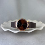 Bering Classic Brown Rose Gold 26mm Case Watch SALE