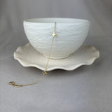 9ct Yellow Gold Beaded Star Station Bracelet