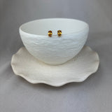 9ct Yellow Gold Citrine Claw Set Stud Earrings