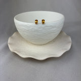 9ct Yellow Gold Citrine Claw Set Stud Earrings