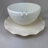 9ct Yellow Gold Opal Diamond Twist Top Stud Earrings