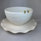 9ct Yellow Gold Citrine Oval Bezel Stud Earrings