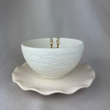 18ct Yellow Gold Diamond Pear and Round Hoop Earrings 0.40ct