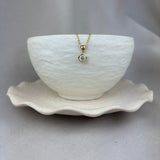9ct Yellow Gold Diamond Solitaire Brilliant Cut Bezel Pendant 0.50ct