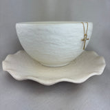 9ct Yellow Gold Diamond Tapered Cross Pendant