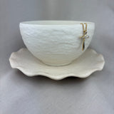 9ct Gold Diamond Twisted Cross Pendant