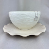 9ct White Gold Diamond Offset Heart Necklace 0.25ct