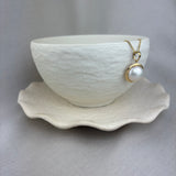 9ct Yellow Gold Mabé Pearl Pendant 13mm