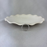 9ct White Gold Diamond Scallop Set Band Ring 0.50ct