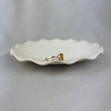 9ct Yellow Gold Citrine Diamond Twist Trilogy Ring