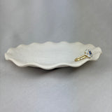 9ct Yellow Gold Ceylon Sapphire Diamond Flower Cluster Ring