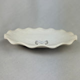 9ct White Gold Diamond Wishbone Band Ring 0.25ct