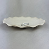 9ct White Gold Diamond Wishbone Band Ring 0.25ct