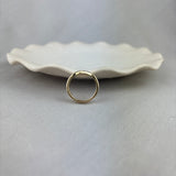 9ct Yellow Gold Crossover Band Ring