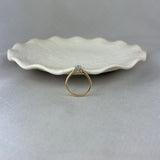 18ct Yellow Gold Diamond Solitaire Oval Ring 0.70ct