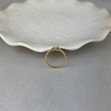 18ct Yellow Gold Diamond Solitaire Secret Diamonds Ring 0.32ct