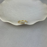 18ct Yellow Gold Diamond Solitaire Secret Diamonds Ring 0.32ct