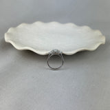 Platinum Diamond Trilogy Pear Shape Ring 1.06ct