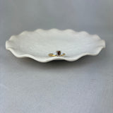 18ct Yellow Gold Diamond Radiant Cognac Pear Shape White Trilogy Ring 1.00ct