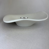 Platinum Twist Silhouette Shaped Wedding Ring