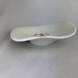 18ct Yellow Gold Heavy Weight D-Shape Band Ring