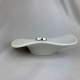 18ct White Gold Milgrain Edge Wedding Ring 5mm