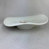 9ct Yellow Gold Opal Diamond Across The Finger Ring