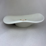 9ct Yellow Gold Morganite Diamond Petite Trilogy Ring