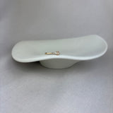 9ct Yellow Gold Morganite Diamond Petite Trilogy Ring
