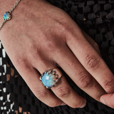 Stolen Girlfriends Club Claw Ring Bello Opal