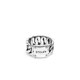 Stolen Girlfriends Club Curb Core Wide Ring SALE