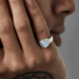 Stolen Girlfriends Club Love Claw Ring Moonstone