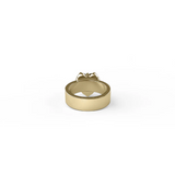 Stolen Girlfriends Club Love Claw Ring Onyx Gold Plated