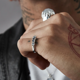 Stolen Girlfriends Club Halo Cluster Ring Moonstone