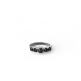 Stolen Girlfriends Club Halo Cluster Ring Onyx