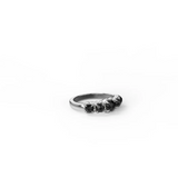 Stolen Girlfriends Club Halo Cluster Ring Onyx