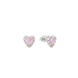 Stolen Girlfriends Club Love Claw Earrings Pink Bello Opal