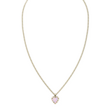 Stolen Girlfriends Club Love Claw Necklace Pink Bello Opal Gold Plated