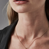 Stolen Girlfriends Club Love Claw Necklace Onyx Gold Plated