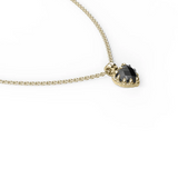 Stolen Girlfriends Club Love Claw Necklace Onyx Gold Plated