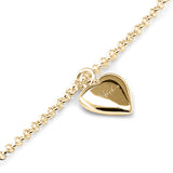 Stolen Girlfriends Club Full Heart Mini Necklace Gold Plated