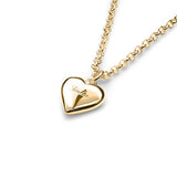 Stolen Girlfriends Club Full Heart Mini Necklace Gold Plated