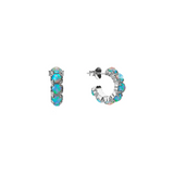 Stolen Girlfriends Club Halo Cluster Hoop Earrings Bello Opal