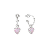 Stolen Girlfriends Club Love Claw Anchor Earrings Pink Bello Opal