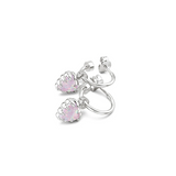 Stolen Girlfriends Club Love Claw Anchor Earrings Pink Bello Opal