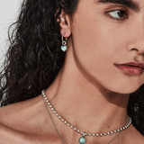 Stolen Girlfriends Club Love Claw Anchor Hoop Earrings Bello Opal