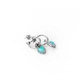 Stolen Girlfriends Club Love Claw Anchor Hoop Earrings Bello Opal