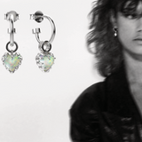 Stolen Girlfriends Club Love Claw Anchor Hoop Earrings Bello Opal