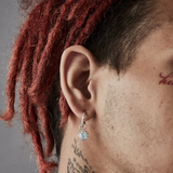 Stolen Girlfriends Club Love Claw Anchor Hoop Earrings Moonstone