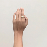 Stolen Girlfriends Club Baby Claw Ring Pink Bello Opal Gold Plated